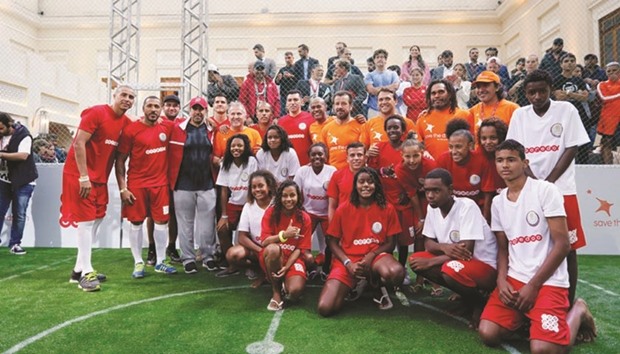 Legends football match in partnership with Save the Dream and powered by Ooredoo