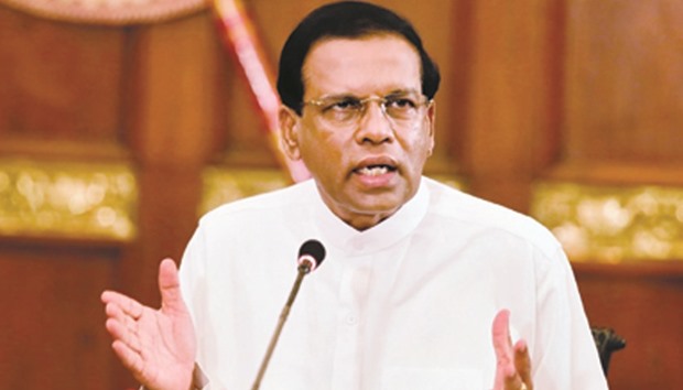 Sri Lankan President Maithripala Sirisena.