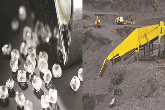 A view of Rio Tintou2019s Bunder diamond mine in India. In early August, the firm reported a 47% slump in first-half profit to its weakest in 12 years and underlined the  importance of cost-cutting.
