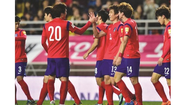 South Korea will begin their quest for a ninth consecutive FIFA World Cup appearance against China today. (AFP)