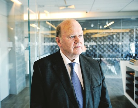 Michael Noonan, Irelandu2019s finance minister, poses for a photograph following a Bloomberg Television interview in Dublin. Noonan described the EU ruling on Apple as u201cbizarreu201d and u201can exercise in politics by the Competition Commissionu201d.