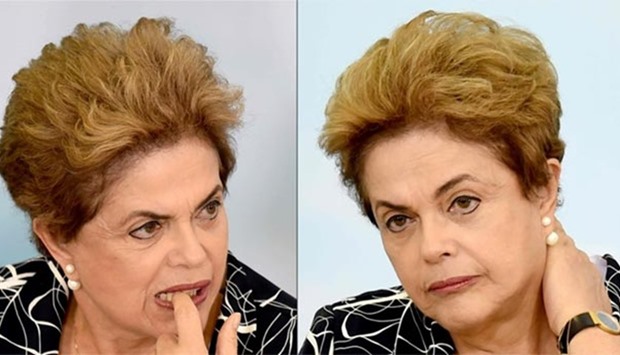 Dilma Rousseff calls the impeachment procedure a coup in disguise.