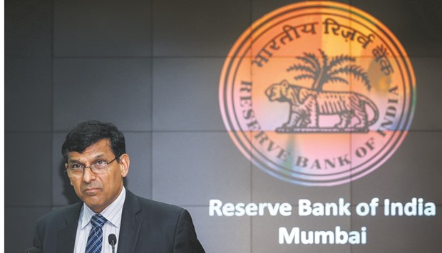 Reserve Bank of India governor Raghuram Rajan speaks during an event at the RBI headquarters in Mumbai. Rajan is likely to stress the need to keep the central banku2019s focus on cleaning up bad debts hobbling banks, so that they can once again support investment needed if India is to keep its place as one of the worldu2019s fastest growing economies.