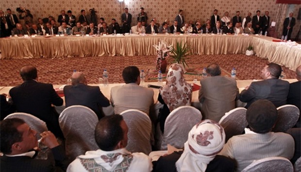 Representatives of the Yemen's Houthi rebels and members of the former president's party, General People's Congress
