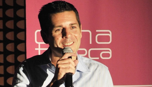 Dean Obeidallah performs onstage during the Doha Tribeca Film Festival on October 30, 2009.