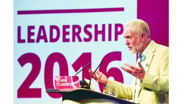 Labour Party leader Jeremy Corbyn.