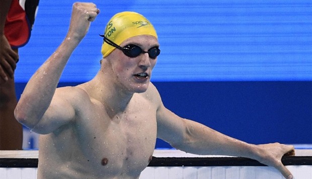 Australian swimmer Mack Horton