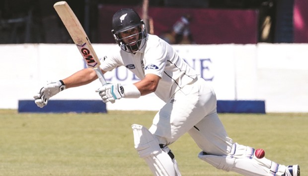 Ross Tayloru2019s 67 not out in New Zealand second innings takes his series tally to 364 runs without being dismissed. (AFP)