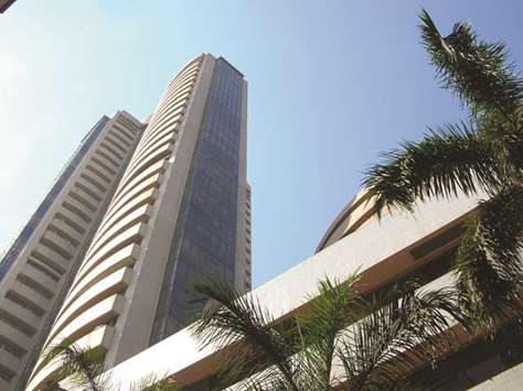 A view of the Bombay Stock Exchange. The 30-scrip Sensitive Index (Sensex) of the BSE, which opened at 31,750.73, closed at 31,531.33, down 266.51 points yesterday.