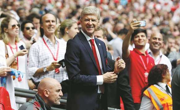 File picture of Arsenal manager Arsene Wenger.