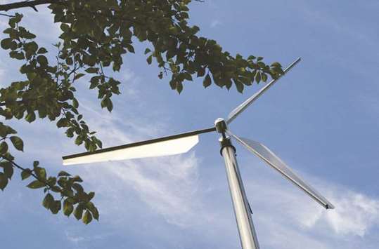 A wind turbine in Seoul, South Korea. South Korean President Moon Jae-in has called for an increase in the use of renewables, to 20% of the countryu2019s total power generation, by 2030, up from the current 5%.