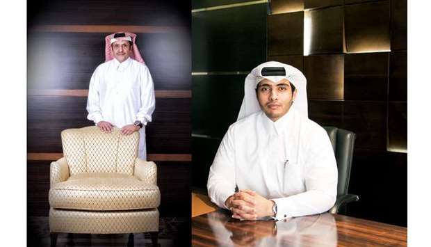 Sheikh Ali and al-Mannai: Looking to invest prudently for long term.