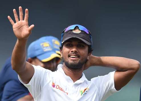 Dinesh Chandimal of Sri Lanka.