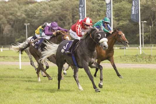 Khalifa bin Hamad al-Attiyah-owned Djelamer wins President of the UAE Cup (Gr3 PA) in Ostende, Belgium, on Monday.
