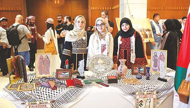 Exhibition by youth groups.