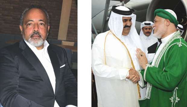 Fahmi Said Ibrahim, former foreign and justice minister of Comoros.   His Highness the Father Emir Sheikh Hamad bin Khalifa al-Thani with former Comoros president Ahmed Sambi in Moroni. His Highness Sheikh Hamad bin Khalifa al-Thani was the first head of any Arab state to pay a visit to the Comoros.