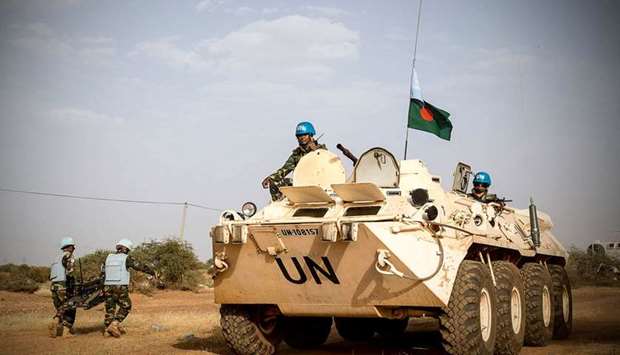 UN peacekeepers in Mali. File picture