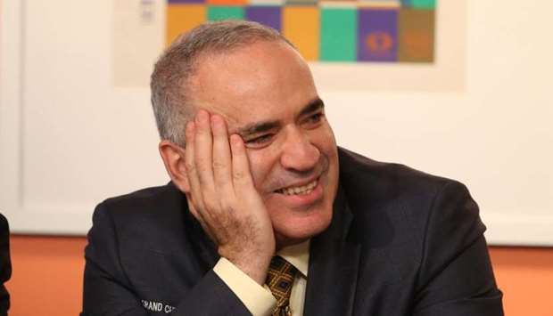 Grandmaster chess player Garry Kasparov of Croatia