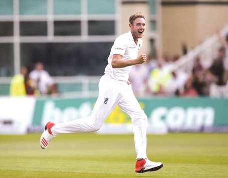 File picture of Englandu2019s Stuart Broad.