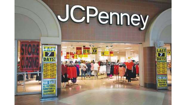 Shoppers are seen at the JC Penney at the Columbia Mall in Bloomsburg, Pennsylvania.  US consumers spent at a brisk pace in July, pushing US retail sales to their biggest increase in seven months, according to official figures released yesterday.