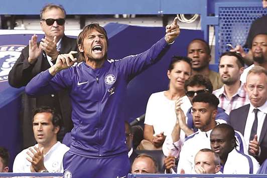 Chelsea manager Antonio Conte has done little to challenge the view that he is unhappy with the clubu2019s transfer dealings. (AFP)