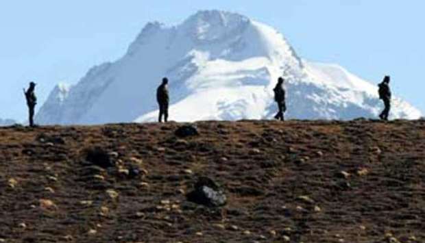 Indian troops in Ladakh