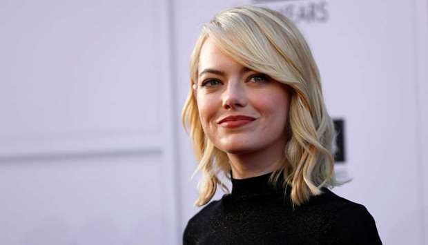 Actress Emma Stone arrives at the 2017 American Film Institute Life Achievement Award in Los Angeles, California, US on August 6, 2017