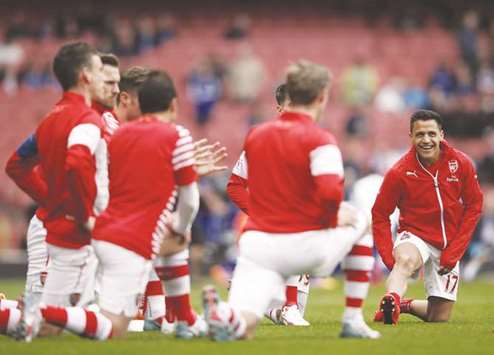 Arsenal star Alexis Sanchez, currently sidelined by an abdominal injury, is out of contract at the end of the season.