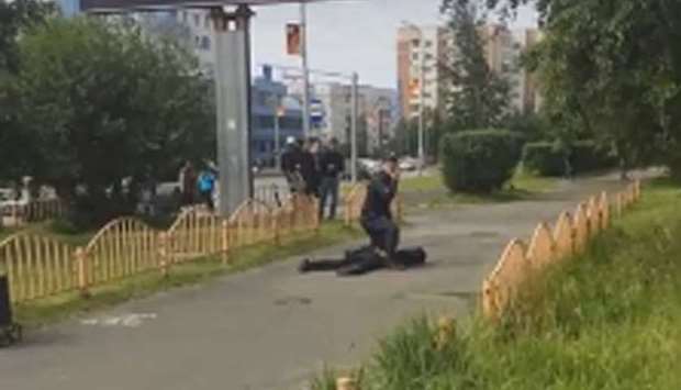 Eight people have been injured in a knife attack in the Russian city of Surgut