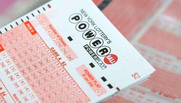 A ticket for the US lottery Powerball