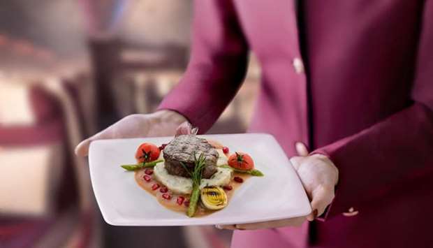 First and Business Class passengers can pre-select one main course from the u00e0 la carte on-board menu.