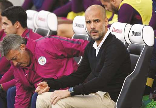 File picture of Manchester City manager Pep Guardiola.