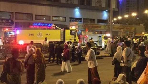 Makkah hotel evacuated after firernrn