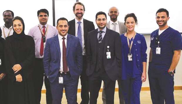 Project Imagine team along with hospital CEO Peter Morris.