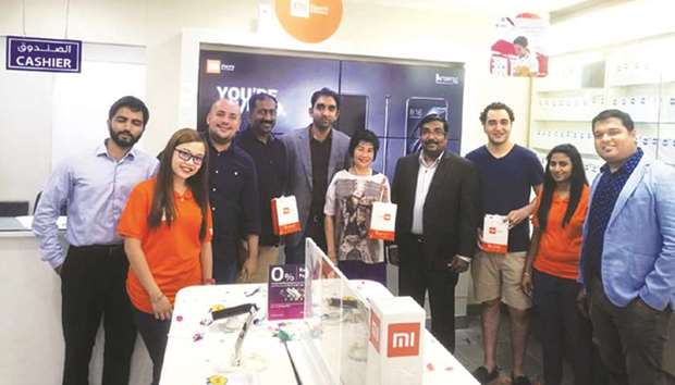 Intertec Group officials at the Xiaomi Mi 6 launch.