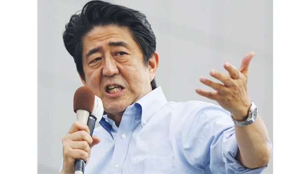 Japanese Prime Minister Shinzo Abe