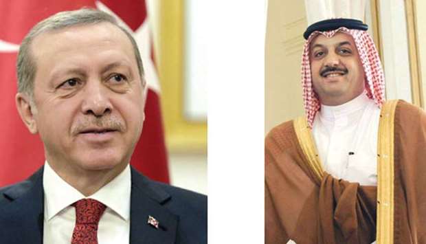 President Erdogan, HE Dr al-Attiyah