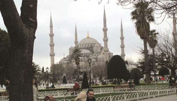 The Blue Mosque is one of the major attractions in Istanbul.