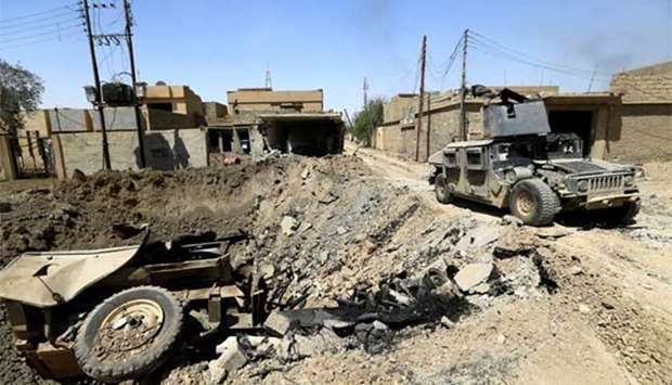Iraqi government forces have cleared large parts of the desert between the Tigris and Euphrates valleys.
