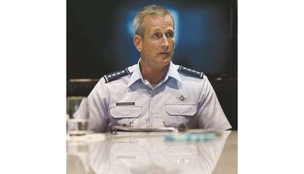 US Pacific Air Forces commander General Terrence Ou2019Shaughnessy speaks with foreign journalists in Kuala Lumpur.