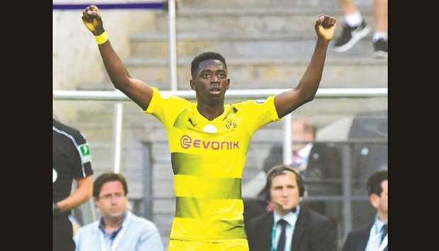 Barcelona have agreed to sign French midfielder Ousmane Dembele from Borussia Dortmund. (AFP)