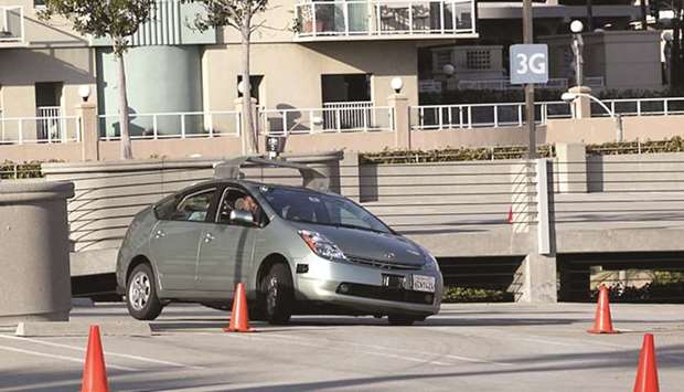 An early testing of Googleu2019s driverless car platform in 2011. Driverless cars could be deployed in less than 10 years from now, according to some industry players.