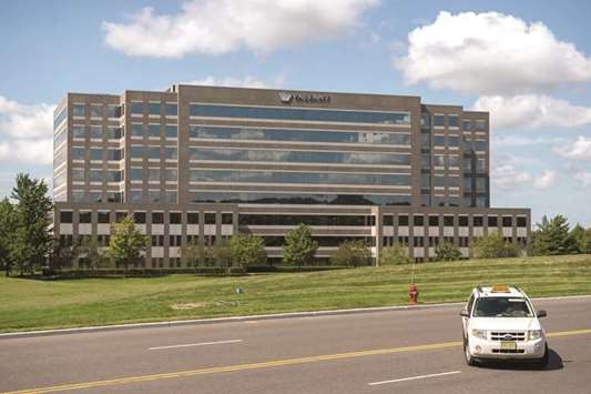 A security vehicle stands in front of Valeant Pharmaceuticals International headquarters in Bridgewater Township, New Jersey. Lord Abbett & Co, a mutual fund company, has filed a securities fraud lawsuit against Valeant, alleging that it bought the drug giantu2019s debt securities at an artificially high price because of misinformation provided by Valeant.