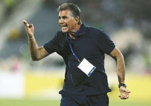 Iran coach Carlos Queiroz said that the training pitch in Incheon was not up to standard.