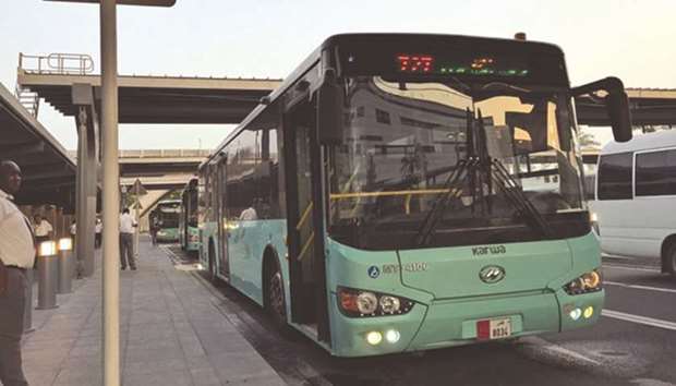 Mowasalat public transport buses are operated on 52 routes.
