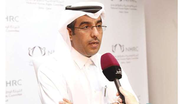 Chairman of NHRC Dr Ali bin Smaikh al-Marri.