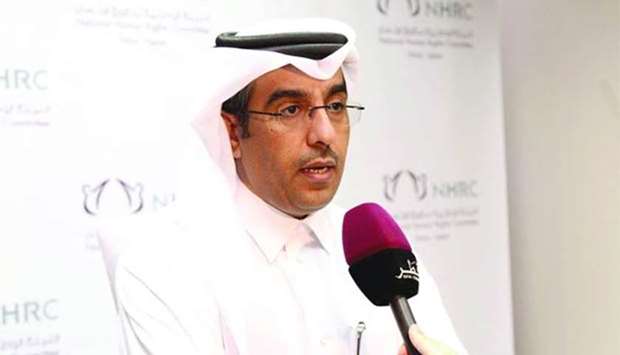 Chairman of National Human Rights Committee Dr Ali bin Smaikh al-Marri.