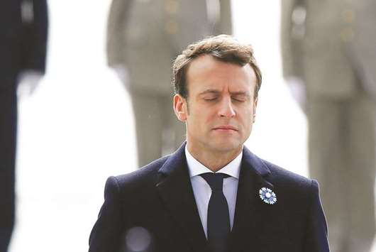 Macron: 36% of voters held a favourable view of the president, a fall of seven points on the previous month.