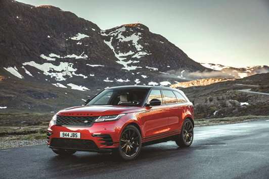 The Range Rover Velar.