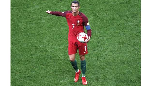Towards England! File picture of Cristiano Ronaldo.